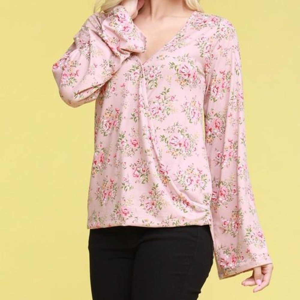 BNWT  Crossover Long Sleeve Top